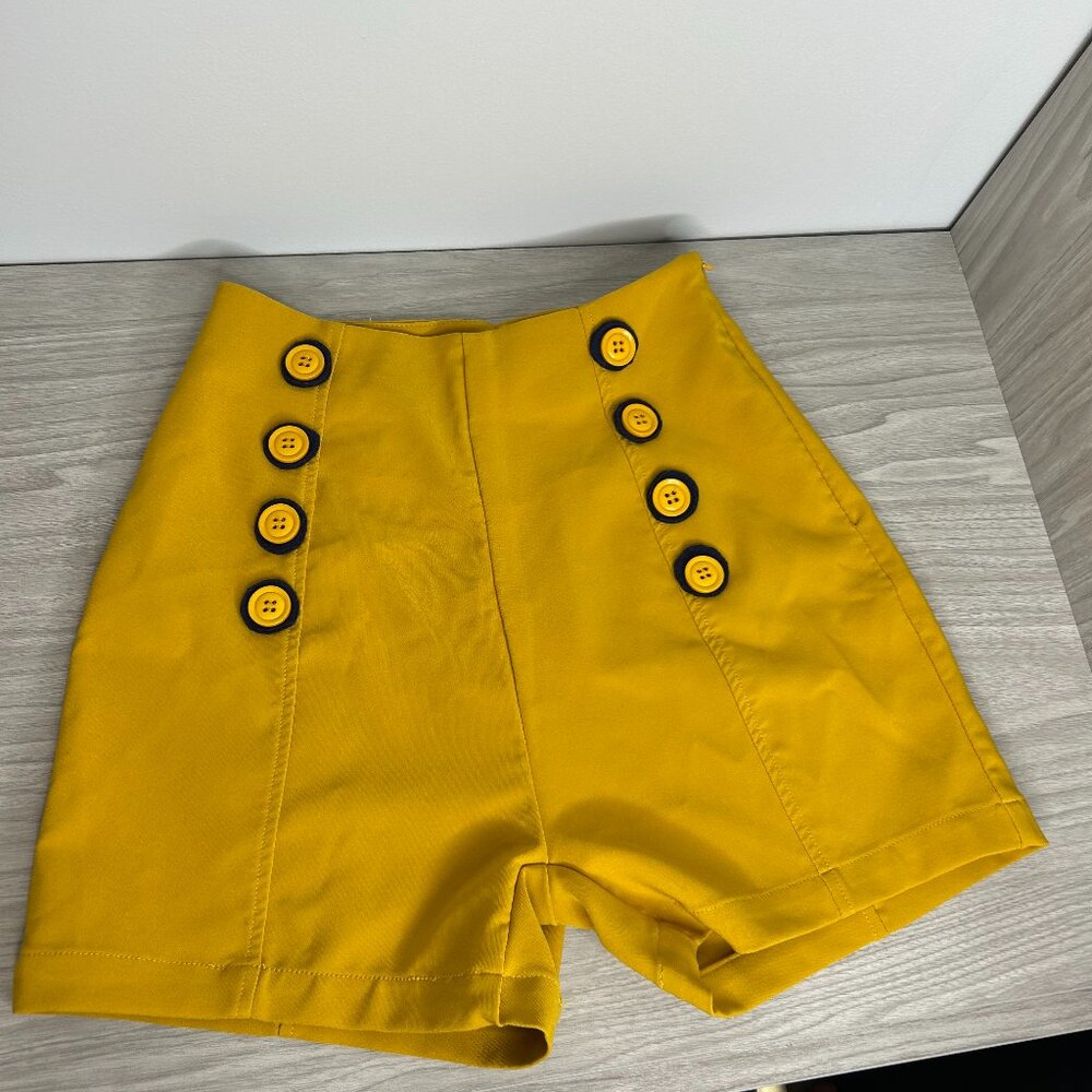 Vintage Yellow Shorts